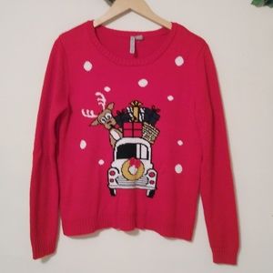 By Design Chunky Xmas Stitch Knit Sweater